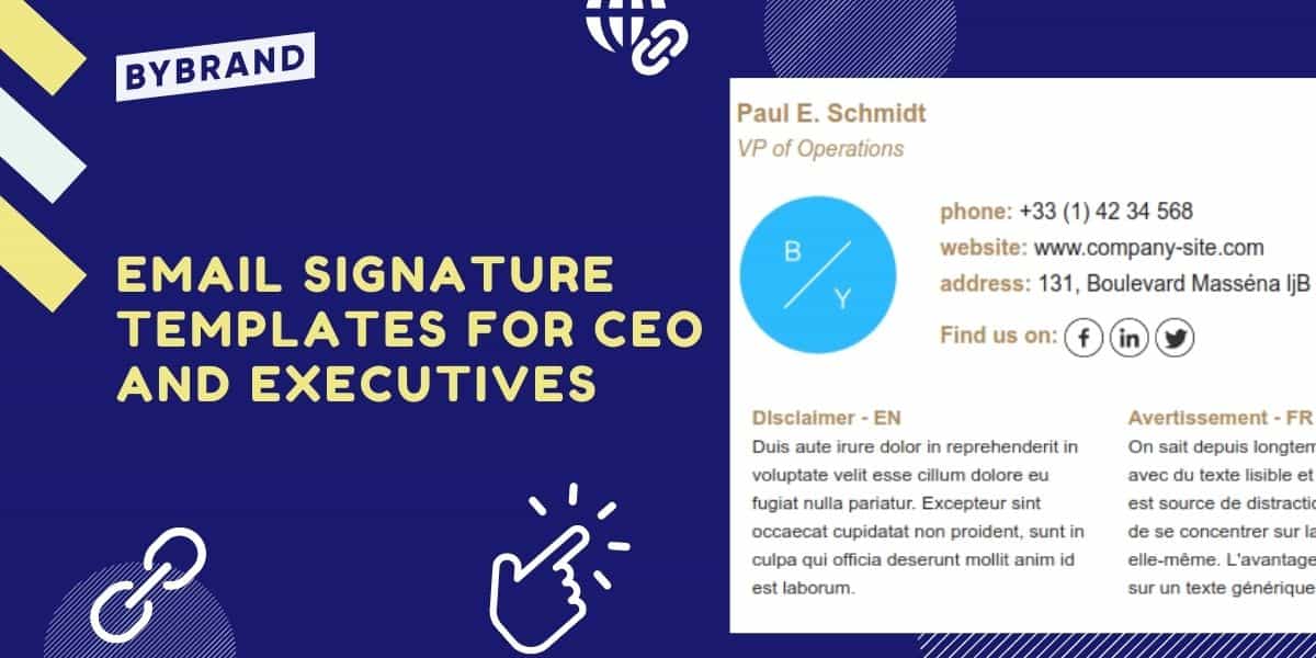 ceo email signature examples