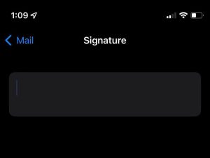 Añadir tu firma de correo electrónico a tu iPhone.