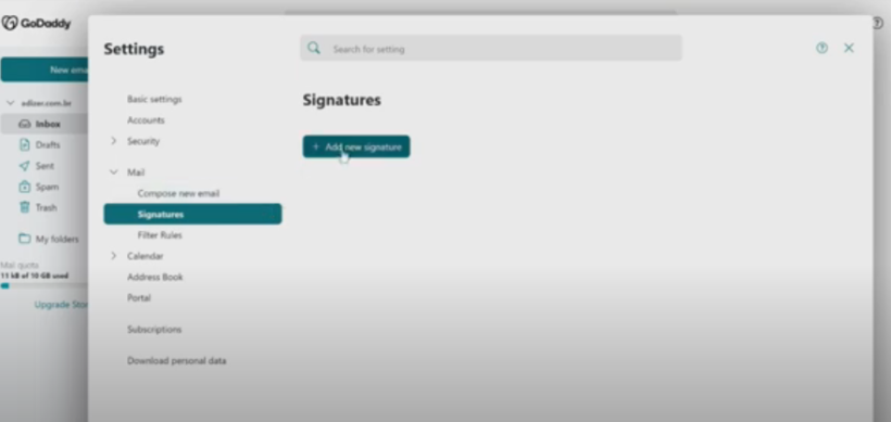 how-to-add-a-professional-email-signature-in-godaddy-webmail