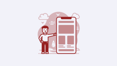 Mobile device header